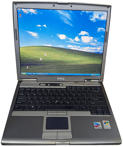 Picture of the Dell laptop.